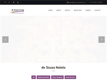 Tablet Screenshot of desouzahotels.com